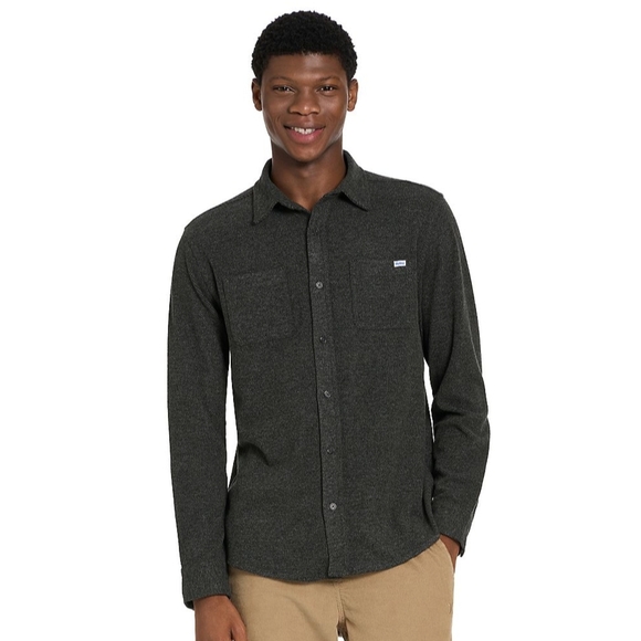 Hurley Black Casual Button Down Shirt - Picture 1 of 8